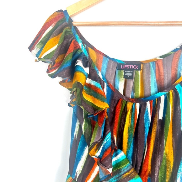 Tunic length‎ tank dress watercolor size medium - Picture 2 of 10